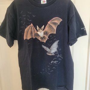 Vintage 2003 Dixie Caverns Virginia Graphic Tee Mexican Free Tailed Bat size L